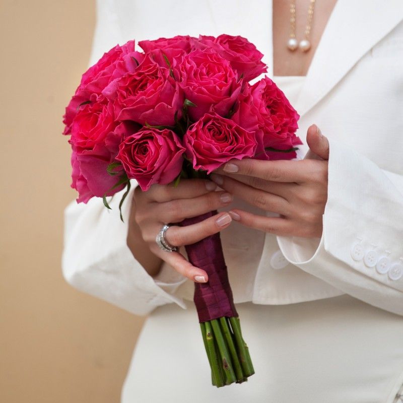 Свадебный букет из роз №282