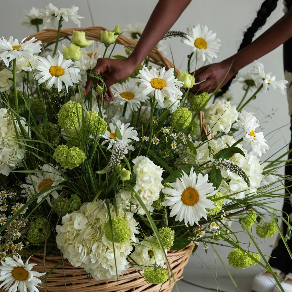 купить корзину цветов