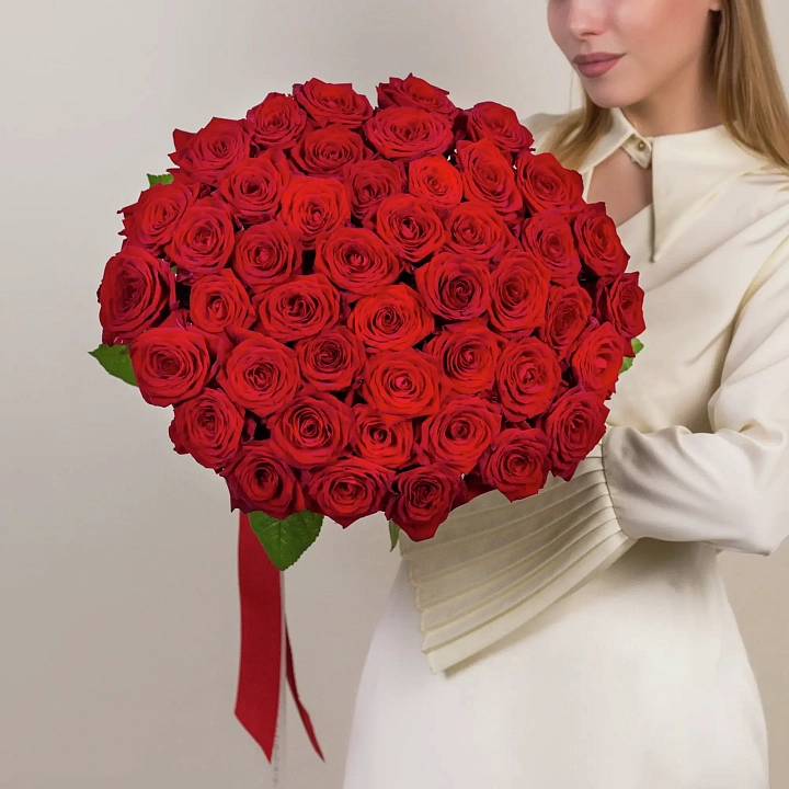 Букет из 45 красных роз №2331