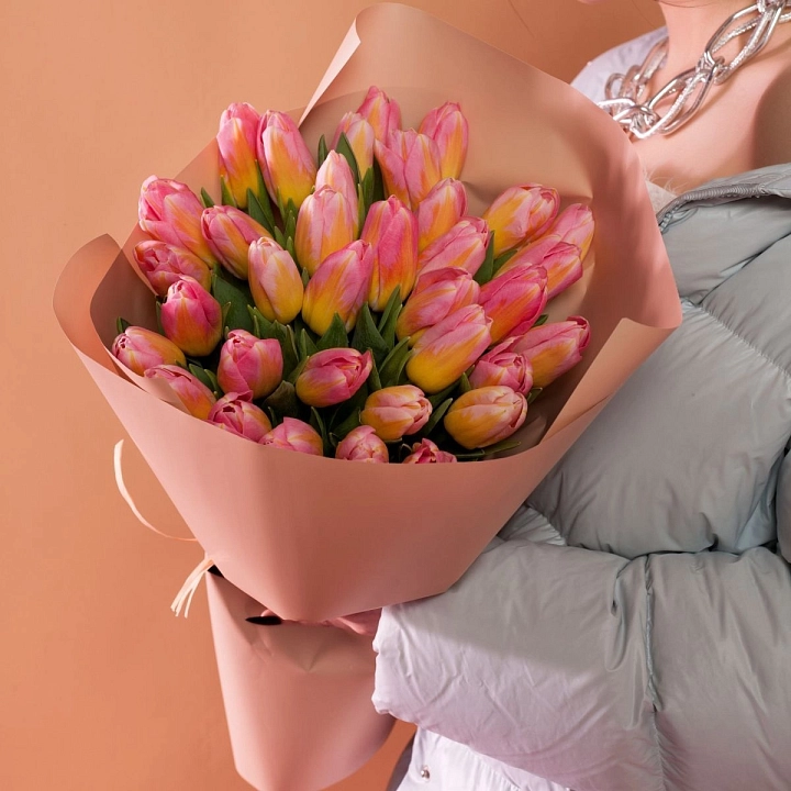 Букет из 35 тюльпанов №1808