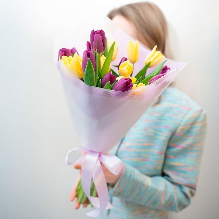 Букет из 15 тюльпанов №2117