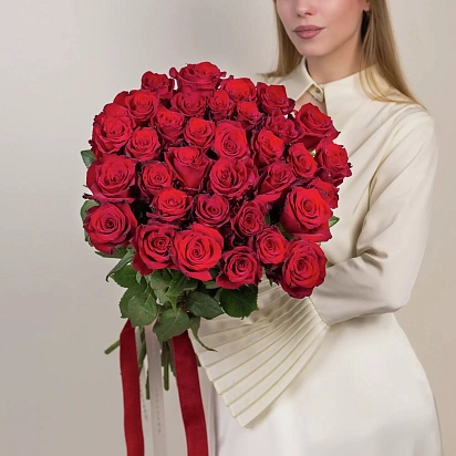 Букет из 35 красных роз №2332