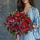Букет из тюльпанов, роз, анемонов №418
