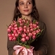 Букет из 49 розовых тюльпанов №1240