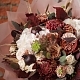 Букет из хризантемы, розы и гортнзии №1225