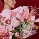 Букет из роз, тюльпанов, ранункулюсов №1361