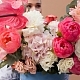 Цветочная композиция из гортензий, роз, пионов №1005