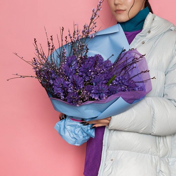 Букет из гиацинтов и генисты №1815