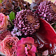 Букет с гортензиями, хризантемами и пионовидными розами М №1576