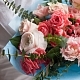 Букет из роз, тюльпанов, ранункулюсов №779